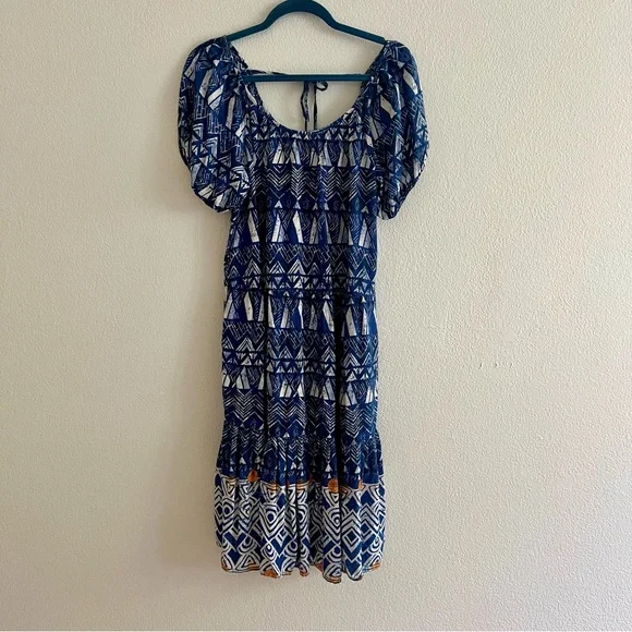 blue dress for baby girl Nwt Knox Rose Gauzy Boho Dress Size Xs